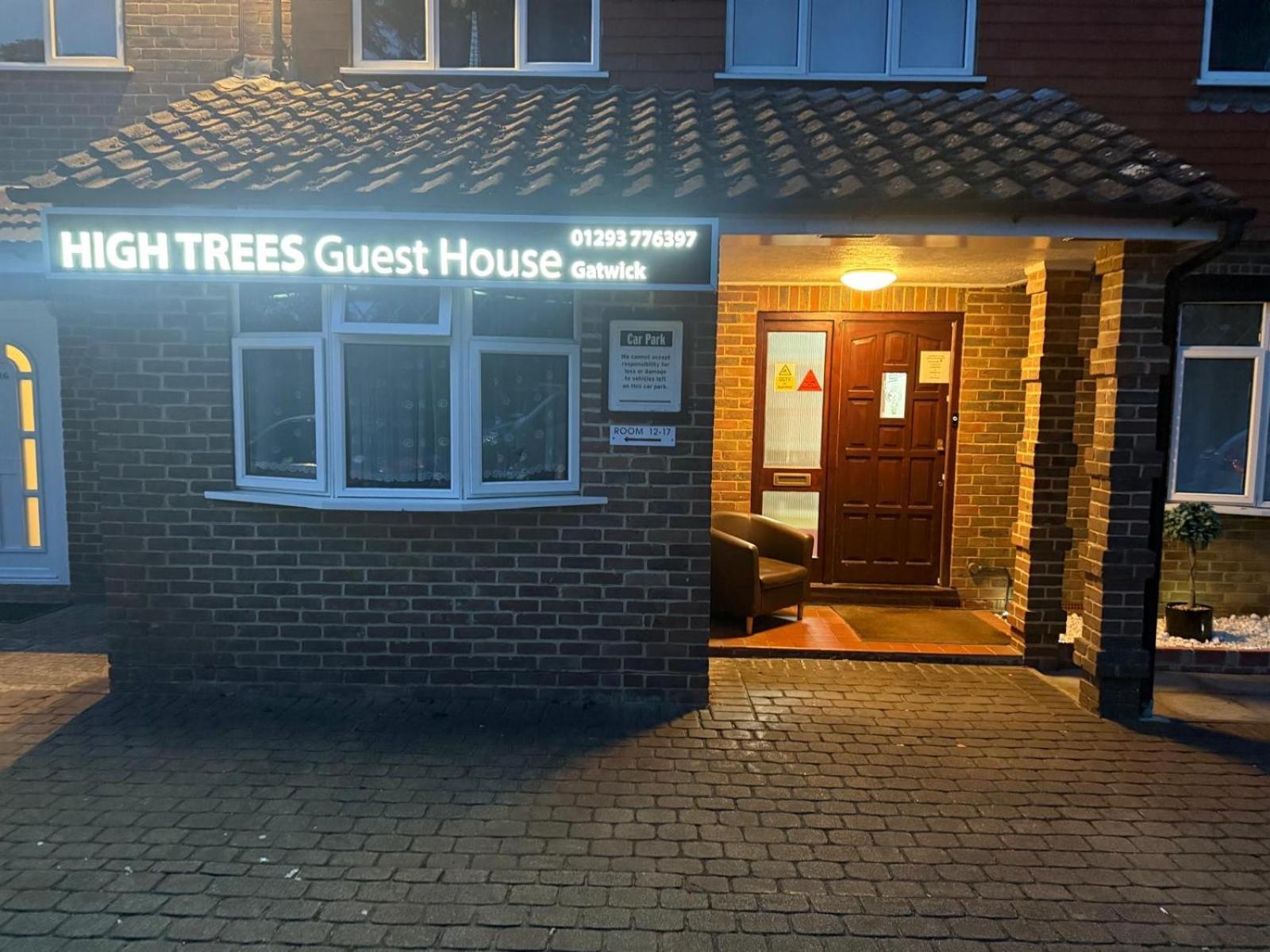 High Trees Guest House Gatwick Horley Extérieur photo